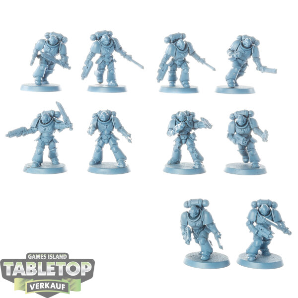 Space Marines - 10 x Assault Intercessor Squad - grundiert
