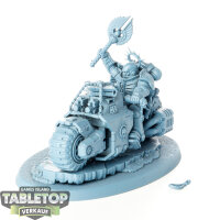 Space Marines - Chaplain on Bike - grundiert