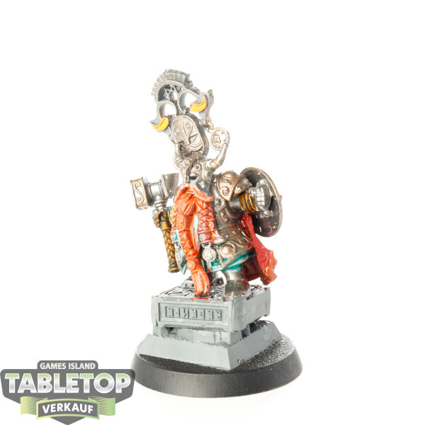 Dwarfen Mountain Holds - Dwarf King With Oathstone - teilweise bemalt