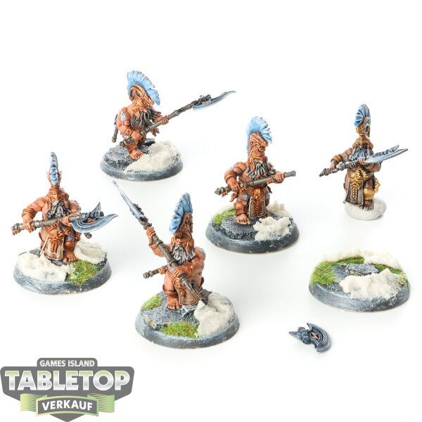 Fyreslayers - 5x Hearthguard Berzerkers - bemalt