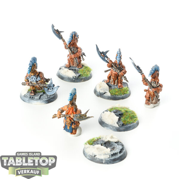 Fyreslayers - 5x Hearthguard Berzerkers - bemalt