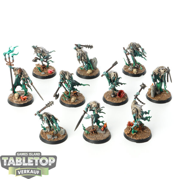 Nighthaunt - 10x Chainrasp Hordes - bemalt