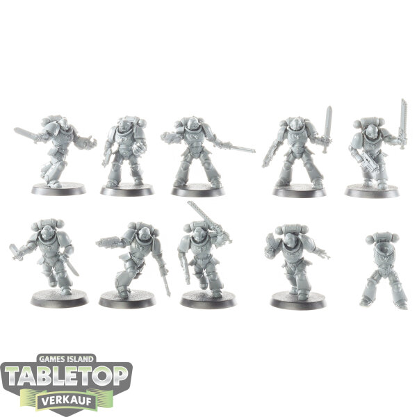 Space Marines - 10x Assault Intercessor Squad - unbemalt