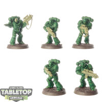Space Marines - 5x Intercessors - teilweise bemalt