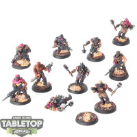 Chaos Space Marines - 10x Chaos Cultists klassisch - bemalt