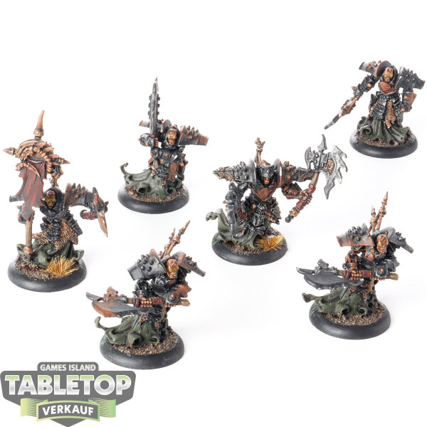 Cryx - 6x Bane Thralls klassisch - bemalt
