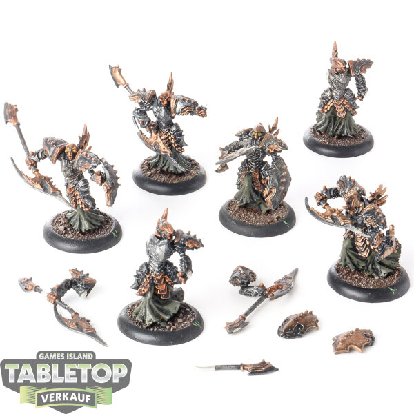 Cryx - 6x Bane Knights klassisch - bemalt