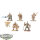 Adeptus Custodes - 5x Custodian Guard - teilweise bemalt