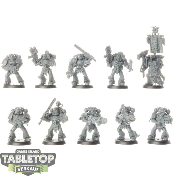 Space Wolves - 10x Grey Hunters klassisch - unbemalt