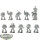 Space Wolves - 10x Grey Hunters klassisch - unbemalt