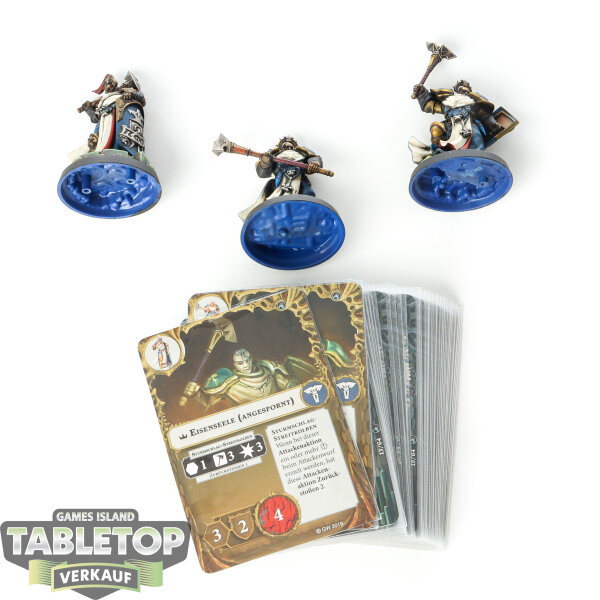 Warhammer Underworlds - 3x Ironsoul’s Condemners - Stormcast Eternals - bemalt