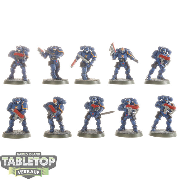 Space Marines - 10x Reiver Squad - bemalt