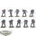 Space Marines - 10x Reiver Squad - bemalt
