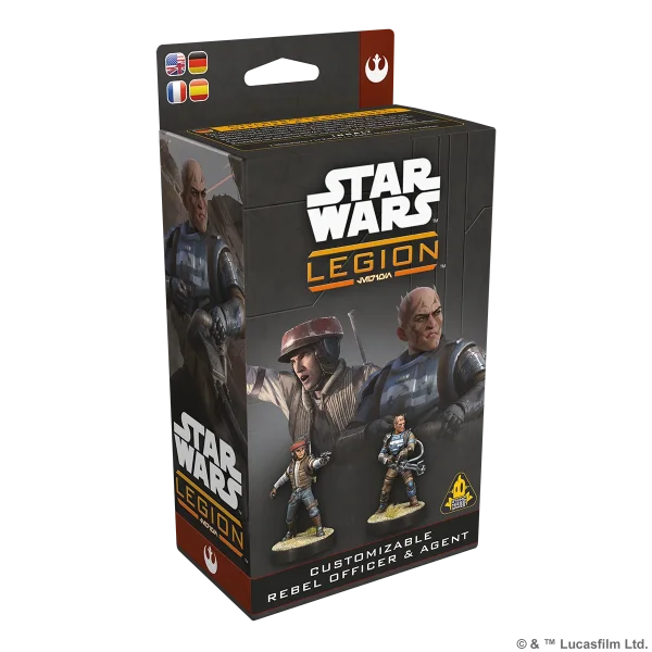 Star Wars: Legion - Customizable Rebel Officer & Agent - Multilingual