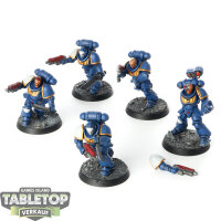 Space Marines - 5x Assault Intercessor Squad - bemalt