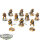 Horus Heresy - 10x MKIII Tactical Squad klassisch with 5x Autocannons - teilweise bemalt