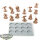 Neutral - 12 Bloody Mummer Skirmishers - unbemalt