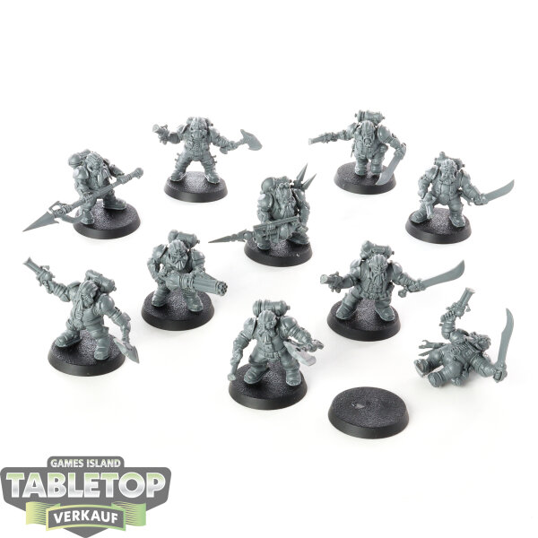 Kharadron Overlords - 10 Arkanaut Company - unbemalt