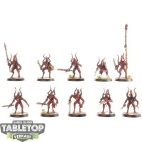 Blades of Khorne - 10 x Bloodletters - bemalt