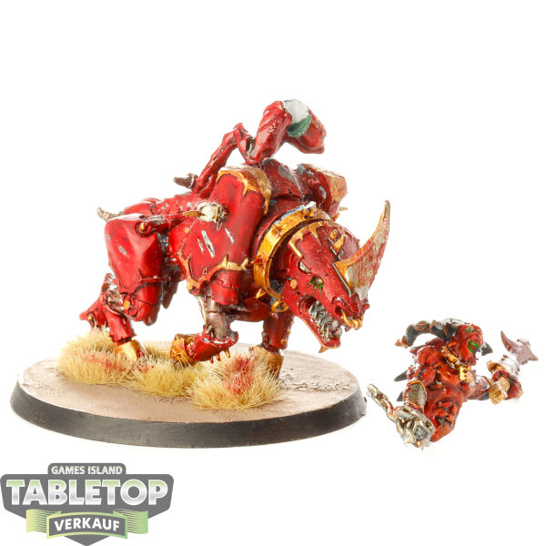 Blades of Khorne - Herald of Khorne on Juggernaut - bemalt