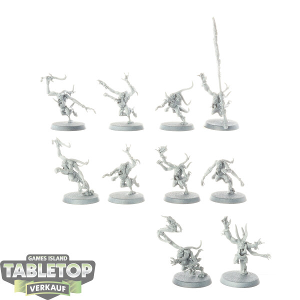 Disciples of Tzeentch - 10x Pink Horrors - grundiert