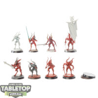 Blades of Khorne - 8x Bloodletters - teilweise bemalt