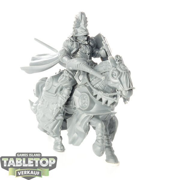 Conquest - Mounted Noble Lord - Hundred Kingdoms - unbemalt