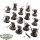 Orruk Warclans - 14x Gutrippaz - teilweise bemalt