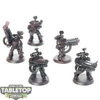 Space Marines - 5x Desolation Squad - teilweise bemalt