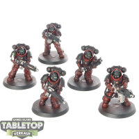 Space Marines - 5x Heavy Intercessors - teilweise bemalt