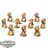 Space Marines - 5x Infernus Squad - teilweise bemalt