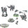 Tau Empire - 3x XV8 Crisis Battlesuit Team Klassisch - bemalt