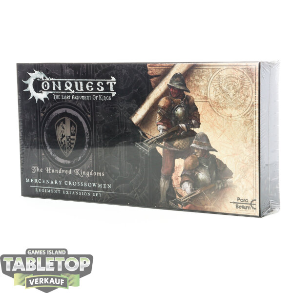 Conquest - 12x Hundred Kingdoms-Mercenary Crossbowmen - Originalverpackt / Neu