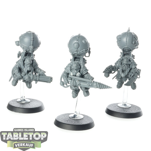 Kharadron Overlords - 3x Endrinriggers - unbemalt