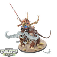 Ogor Mawtribes - Frostlord on Stonehorn - teilweise bemalt