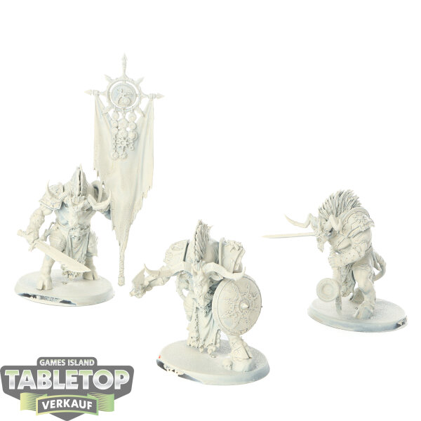Slaves to Darkness - 3 x Ogroid Theridons - grundiert