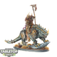 Slaves to Darkness - Chaos Lord on Karkadrak - bemalt