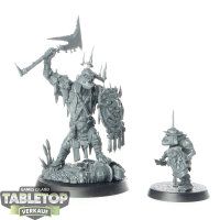 Orruk Warclans - Killaboss with Stab-grot - unbemalt