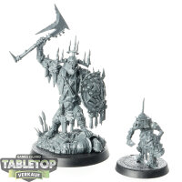 Orruk Warclans - Killaboss with Stab-grot - unbemalt
