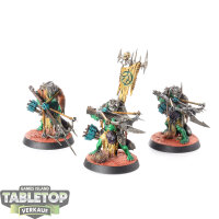 Orruk Warclans - 3 Man-Skewer Boltboyz - bemalt