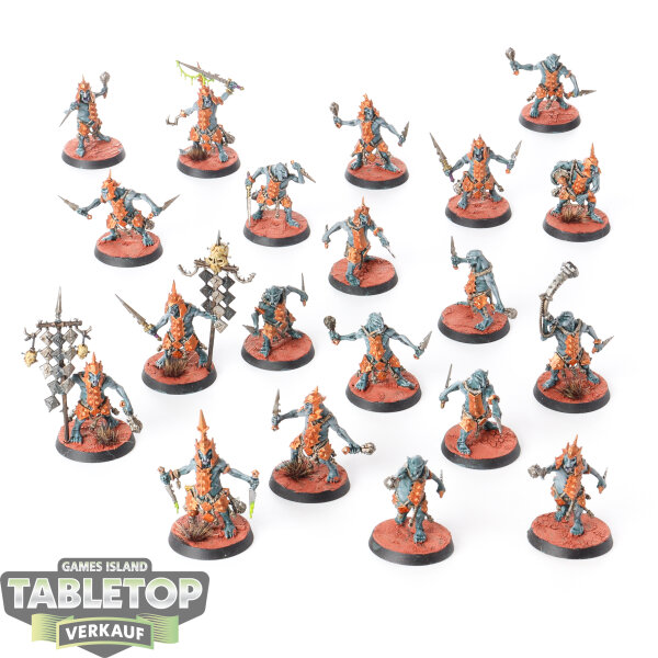 Orruk Warclans - 20 Hobgrot Slittaz - bemalt