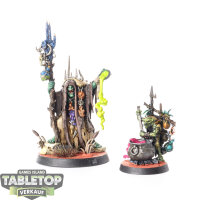 Orruk Warclans - Swampcalla Shaman with Pot-grot - bemalt