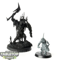 Orruk Warclans - Killaboss with Stab-grot - teilweise bemalt