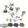 Blood Angels - 5 x Sanguinary Guard klassisch - teilweise bemalt