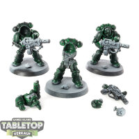 Space Marines - 3 Primaris Eradicators - teilweise bemalt
