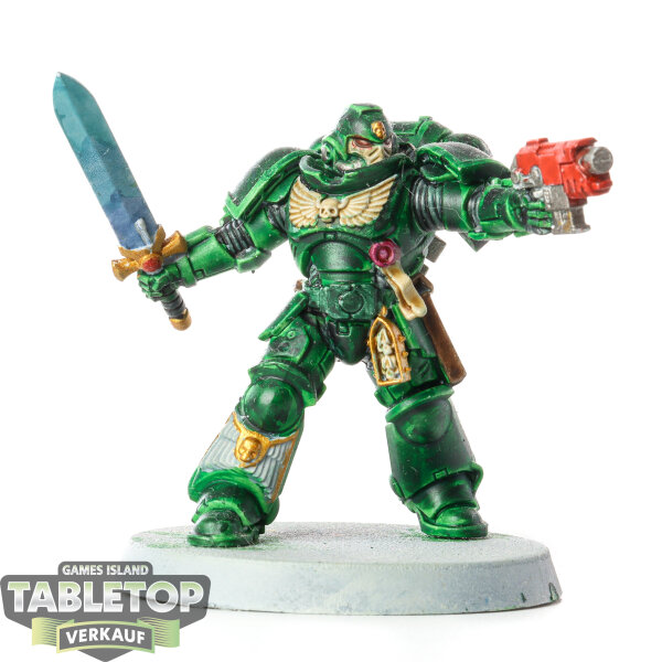 Space Marines - Lieutenant with Power Sword - bemalt