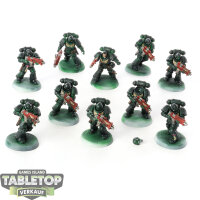 Space Marines - 10 Intercessors - bemalt