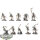 Nighthaunt - 10 x Chainrasp Hordes - teilweise bemalt