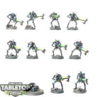 Necrons - 10 x Necron Warriors klassisch - bemalt