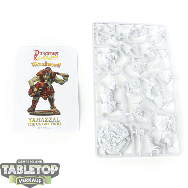 Miniaturen - Dungeons & Lasers - Yahazzal (The Hungry Troll) - im Gussrahmen